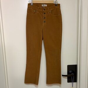 Madewell Tan Ankle Jeans